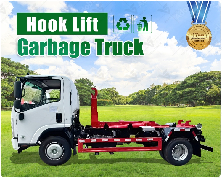 ISUZU 700P 5 Ton Hook Lift for Municipal Depots