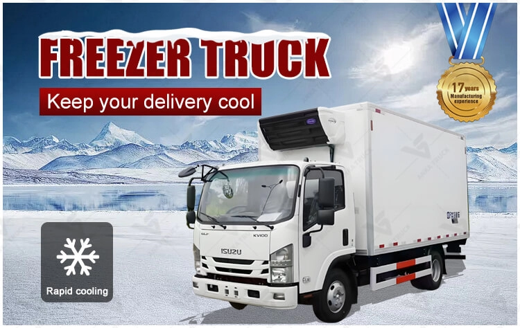 ISUZU 4.2m Cold Van for Supermarket Delivery