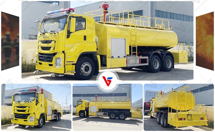 ISUZU GIGA 18000L Fire Truck for Refineries