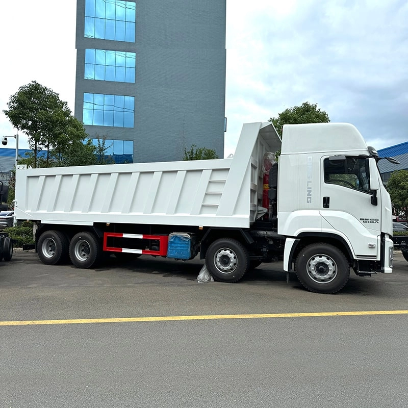 Isuzu Tipper Truck Right Side View