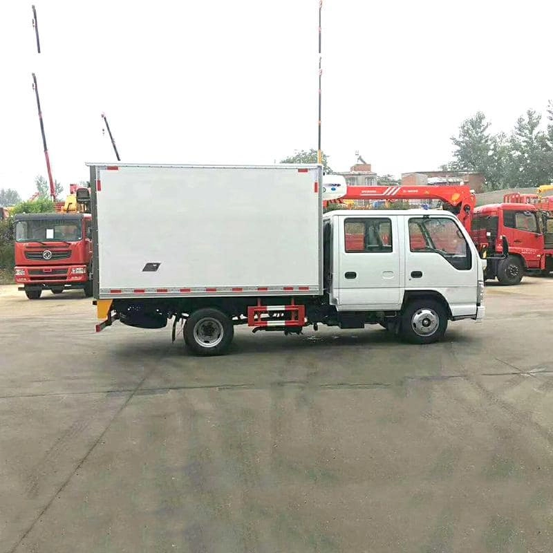 Isuzu Freezer Box Truck for Frozen Transport Right Side View