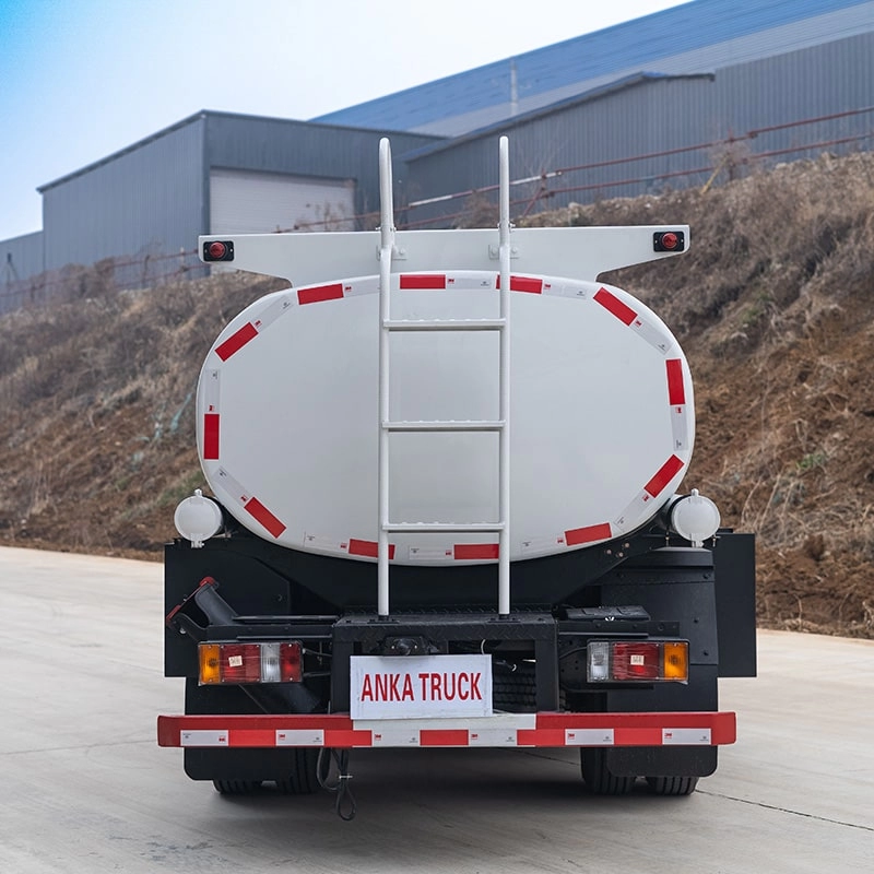 Isuzu Fuel Dispenser Truck Back View