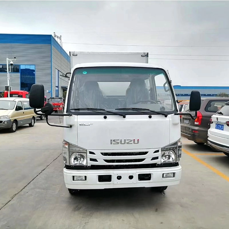 Isuzu Reefer Box Truck Front View
