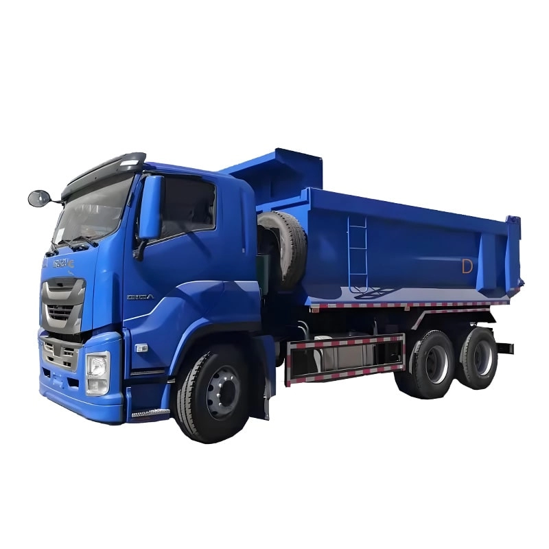 Isuzu Giga Dump Truck Front Side View