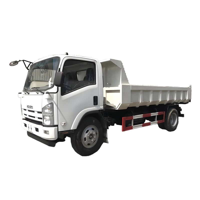 Isuzu 700P Small Dump Truck Front Side View