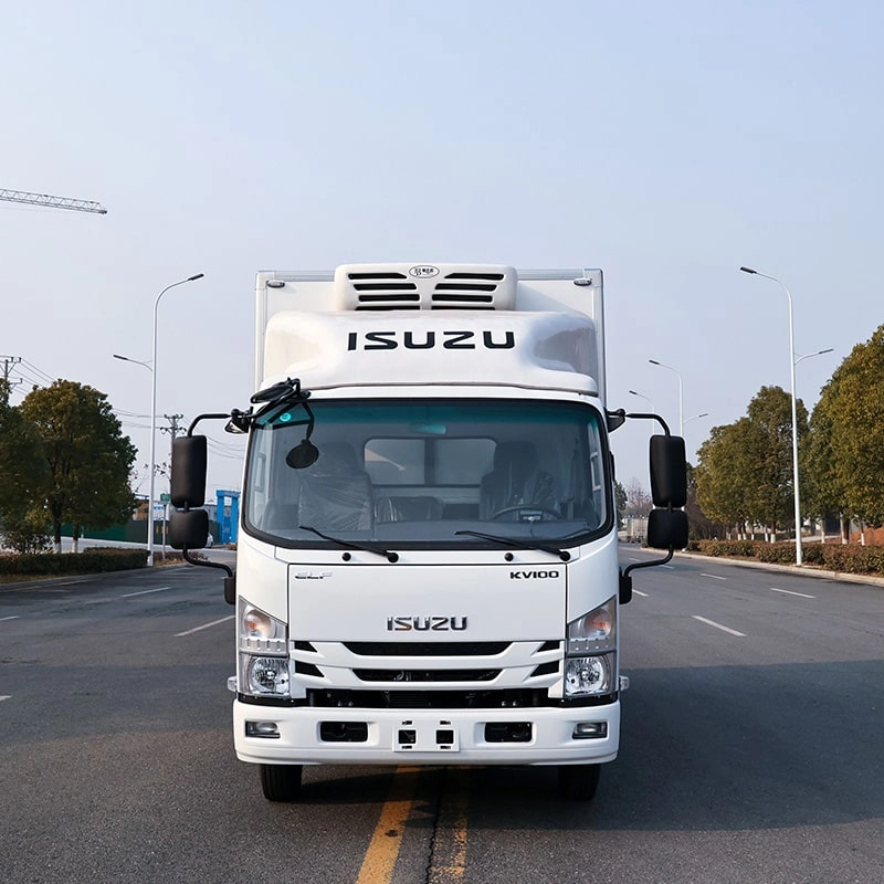 Isuzu Refrigerated Truck Front View