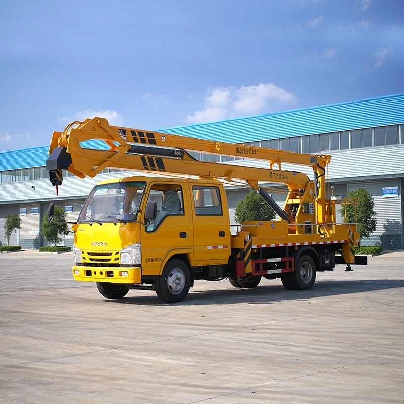 Isuzu Non Overcenter Bucket Truck Side View