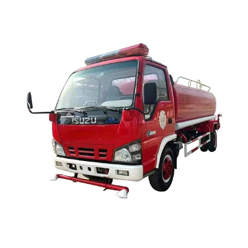 Isuzu 3000L Water Fire Engine Front Side View