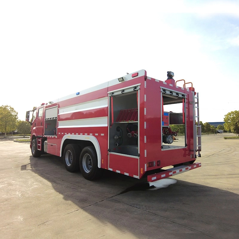 Isuzu GIGA Fire Engine Back Side View