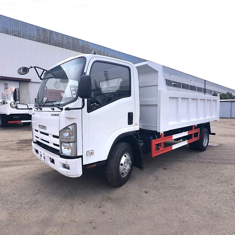 Isuzu KV600 Tipper Truck Front Side View