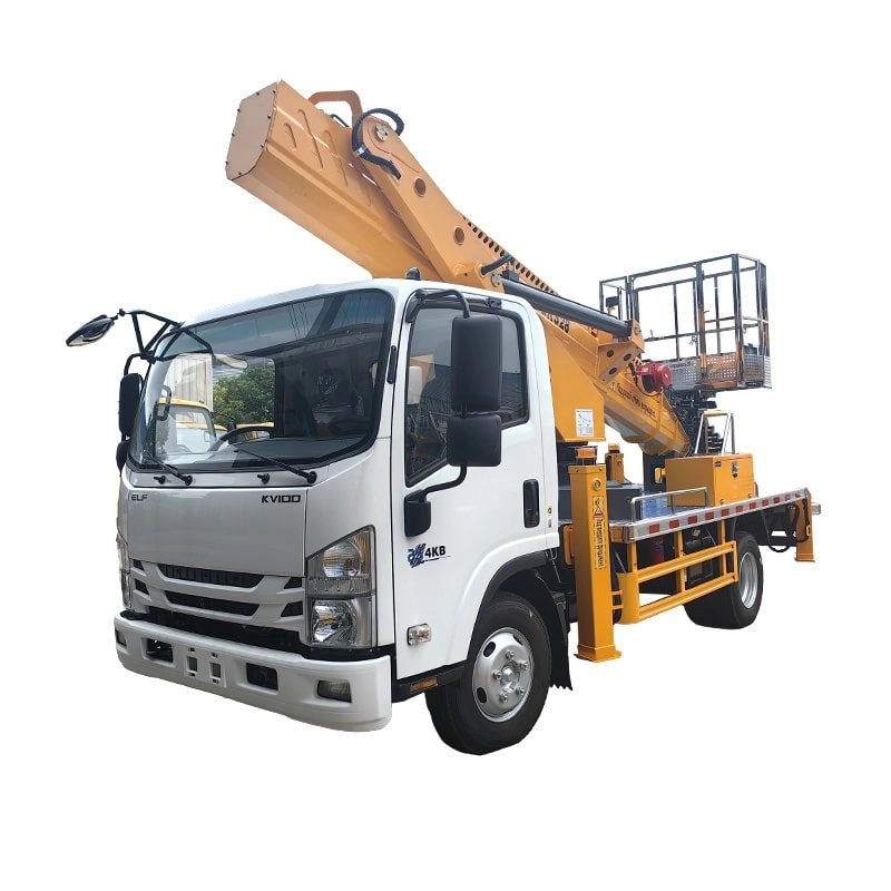 Isuzu Buckert Truck Front Side View