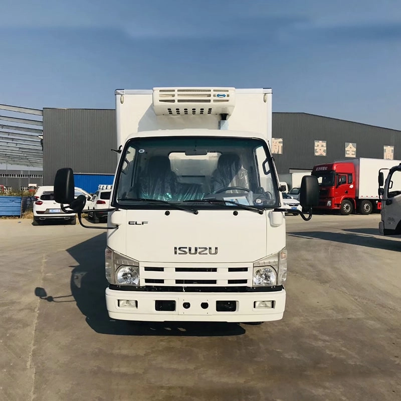 Isuzu Freezer Box Truck Front View
