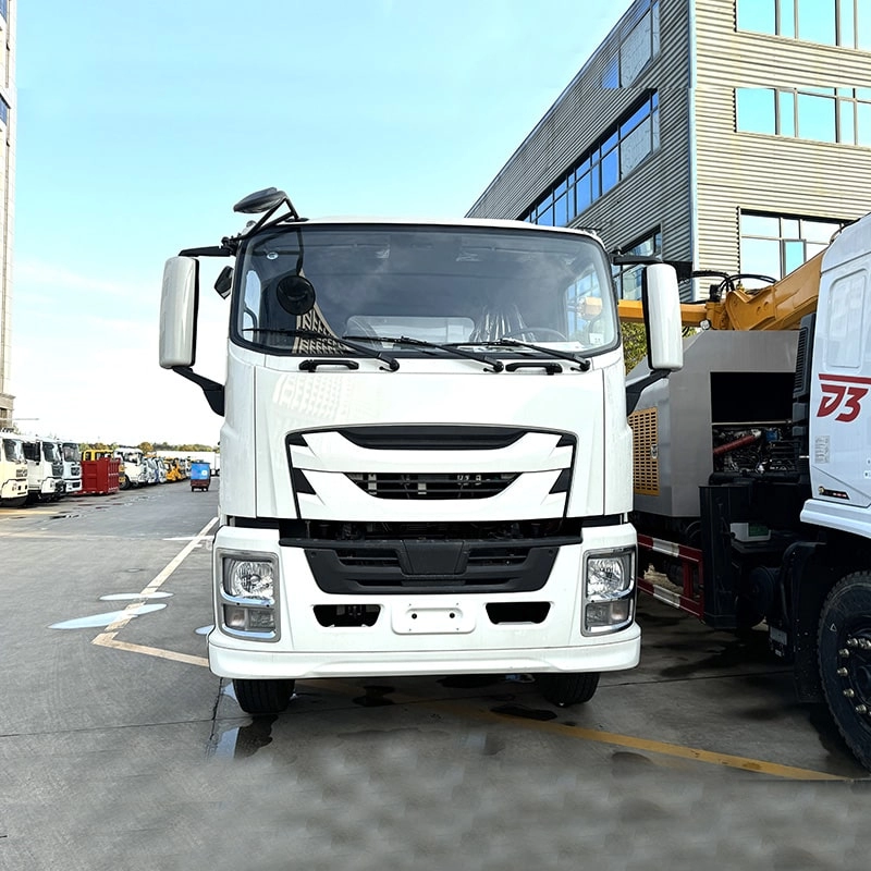 Isuzu FTR Mining Dump Truck Front View