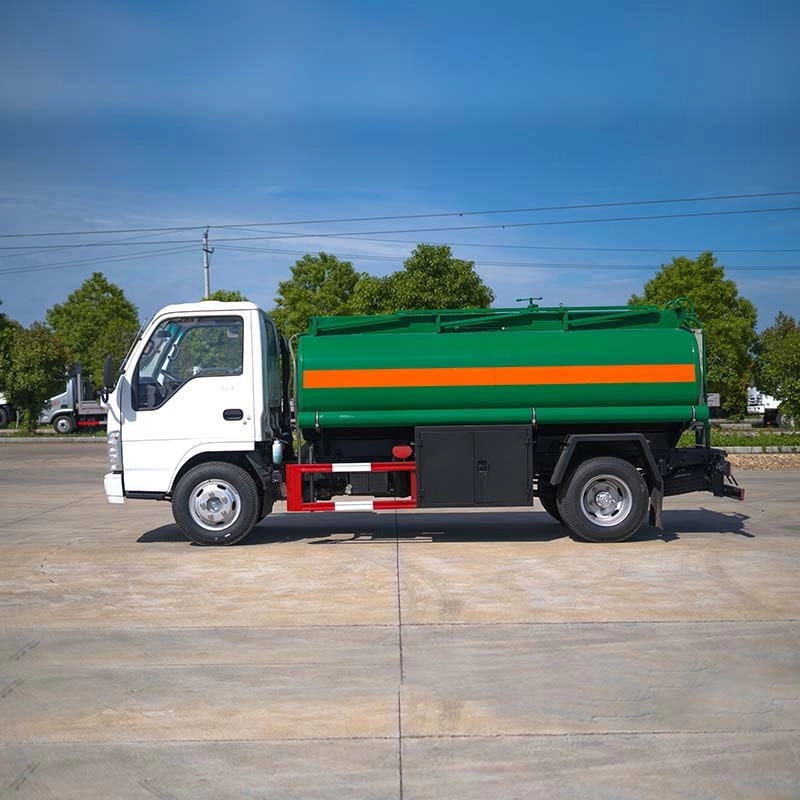 Isuzu Petrol Tanker Truck Side View