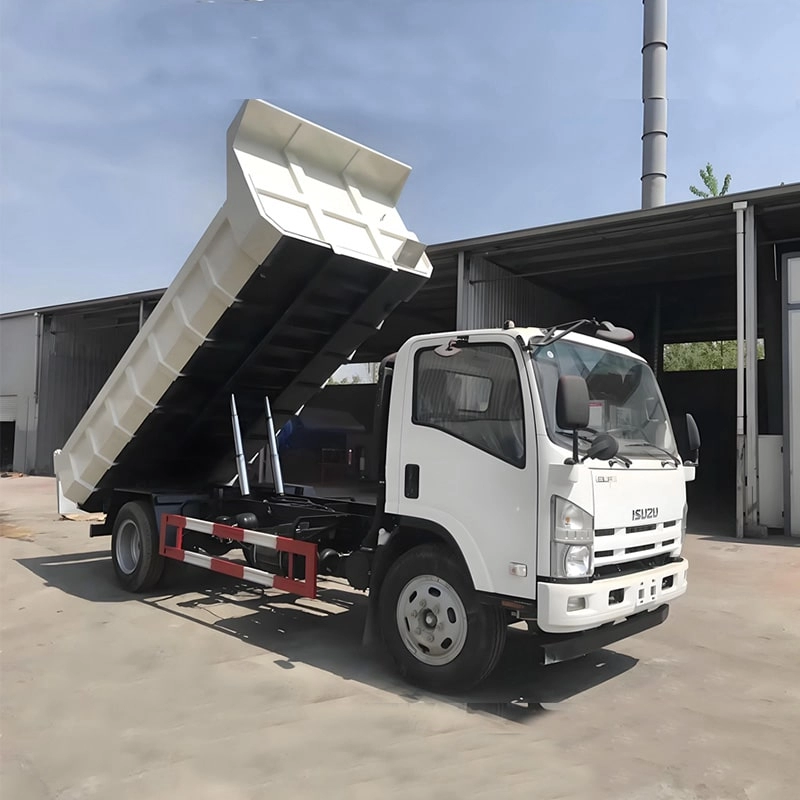 Isuzu Mini Dumper Truck Side View