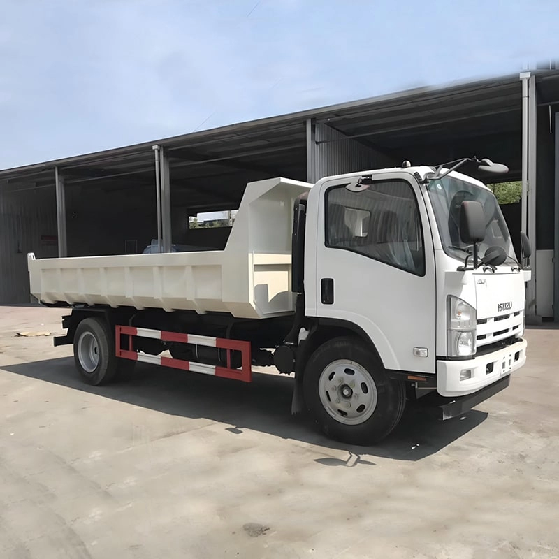 Isuzu Low Bed Dump Truck Side View