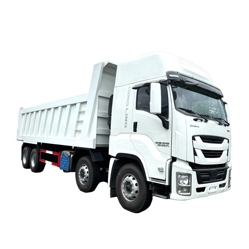 Isuzu Heavy Dump Truck Front Side View