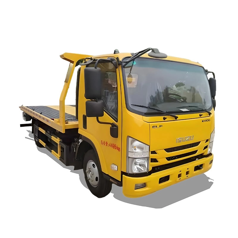 Isuzu Road Wrecker Vehicle Front View