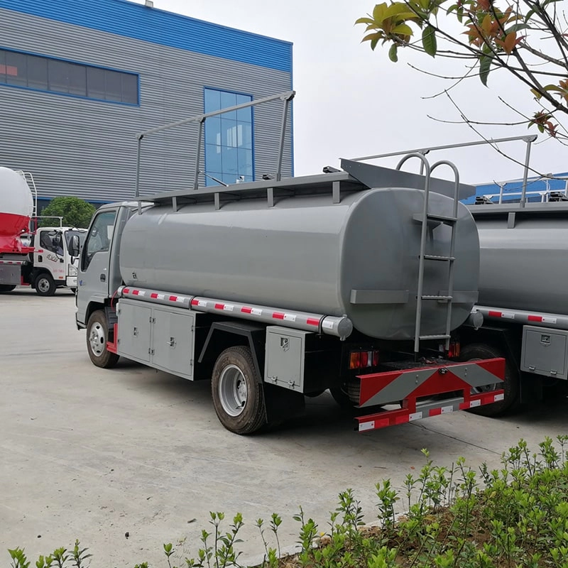 Isuzu Petro Transport Truck Back Side View