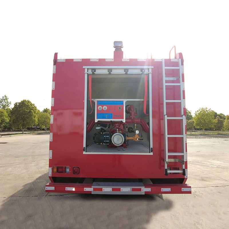 Isuzu FVR Fire Fighting Truck Back View
