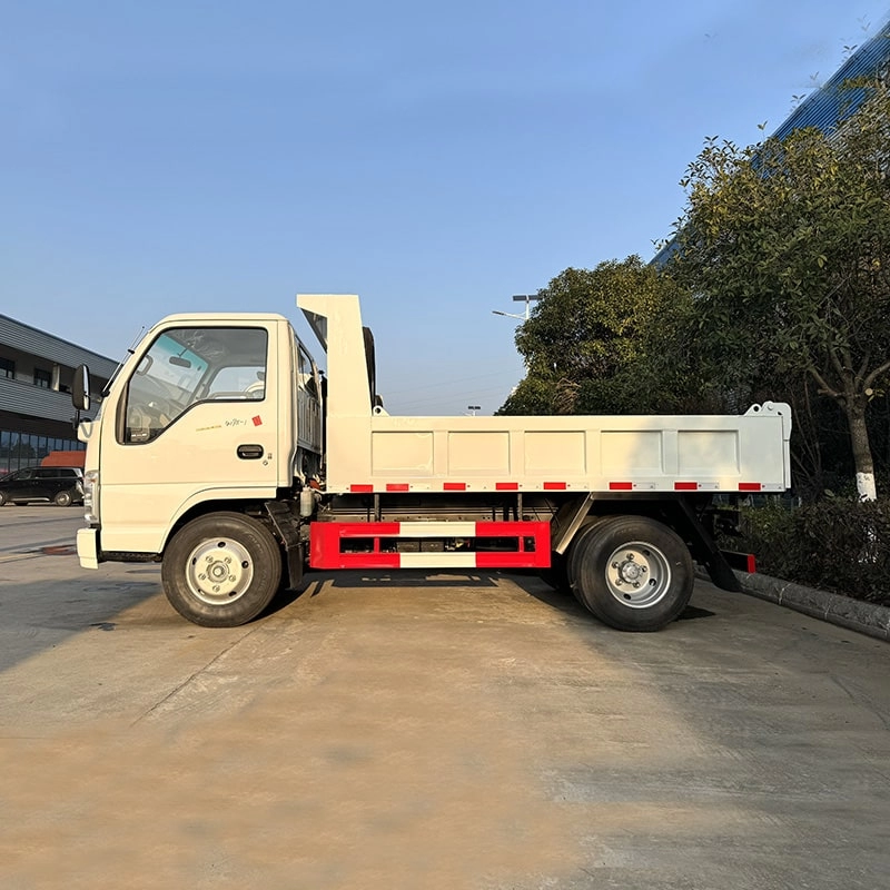 Isuzu Mini Dumper Truck Side View