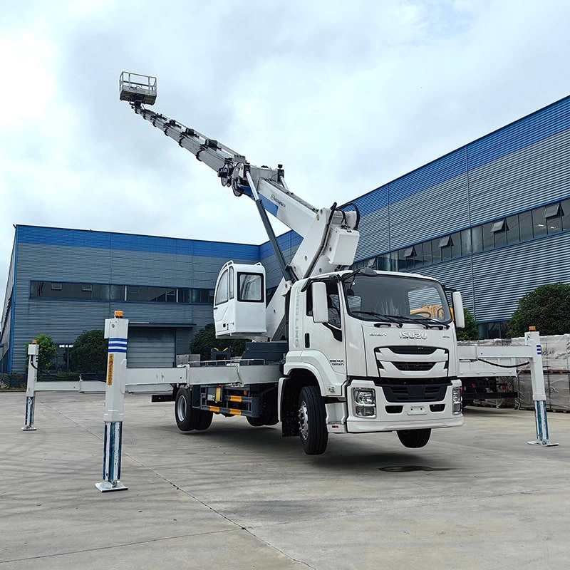 Isuzu FTR Aerial Work Platform Side View