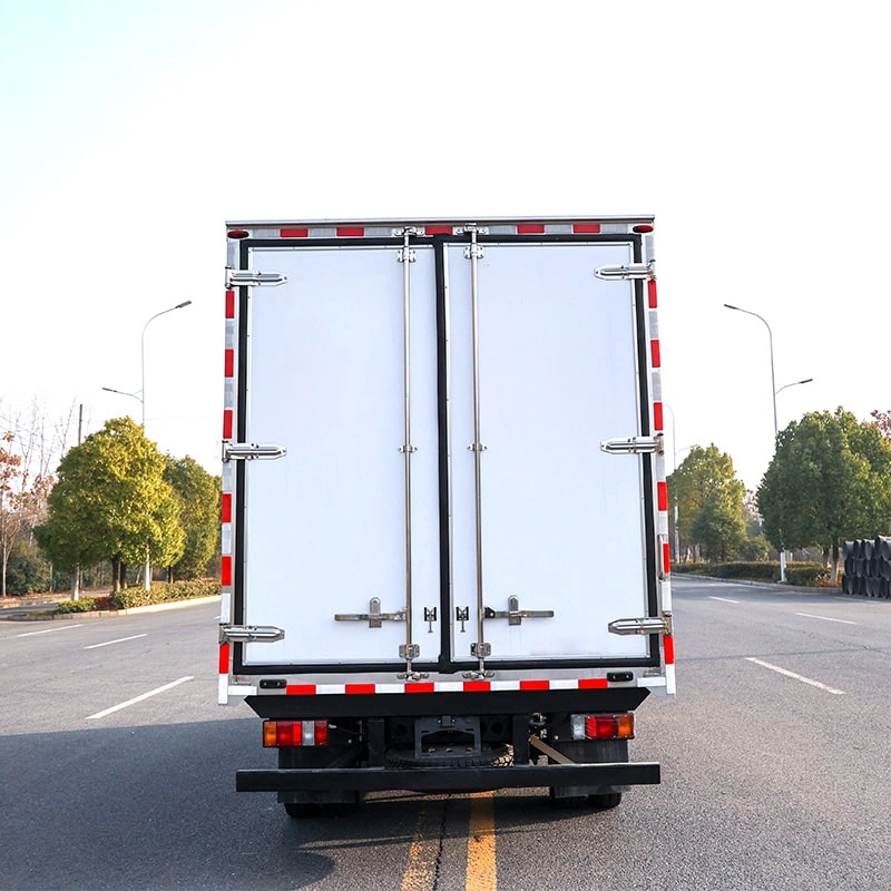 Isuzu Cooling Lorry Truck Back View