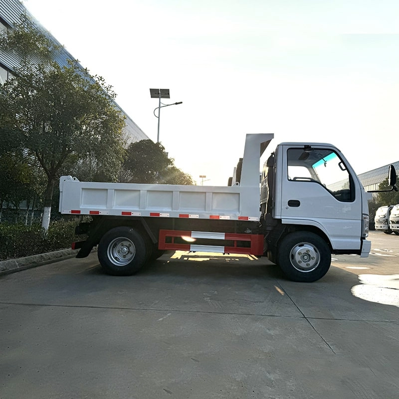 Isuzu Sand Dumper Truck Side View