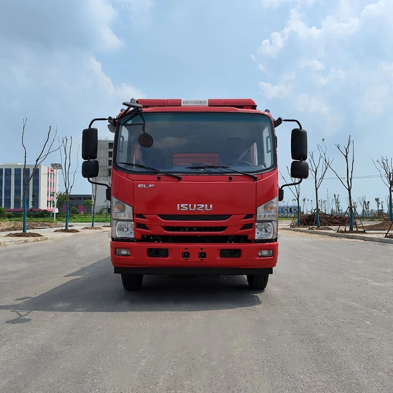 Isuzu Foam Fire Engine Front View