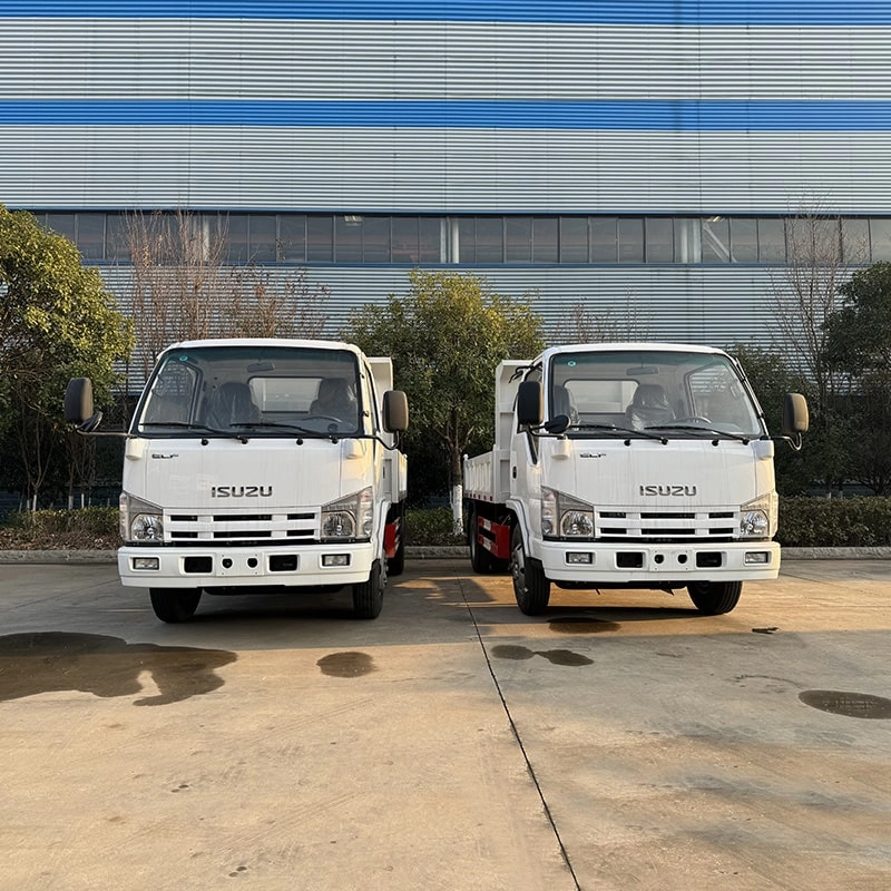 Isuzu 3 Ton Sand Dump Truck Front View
