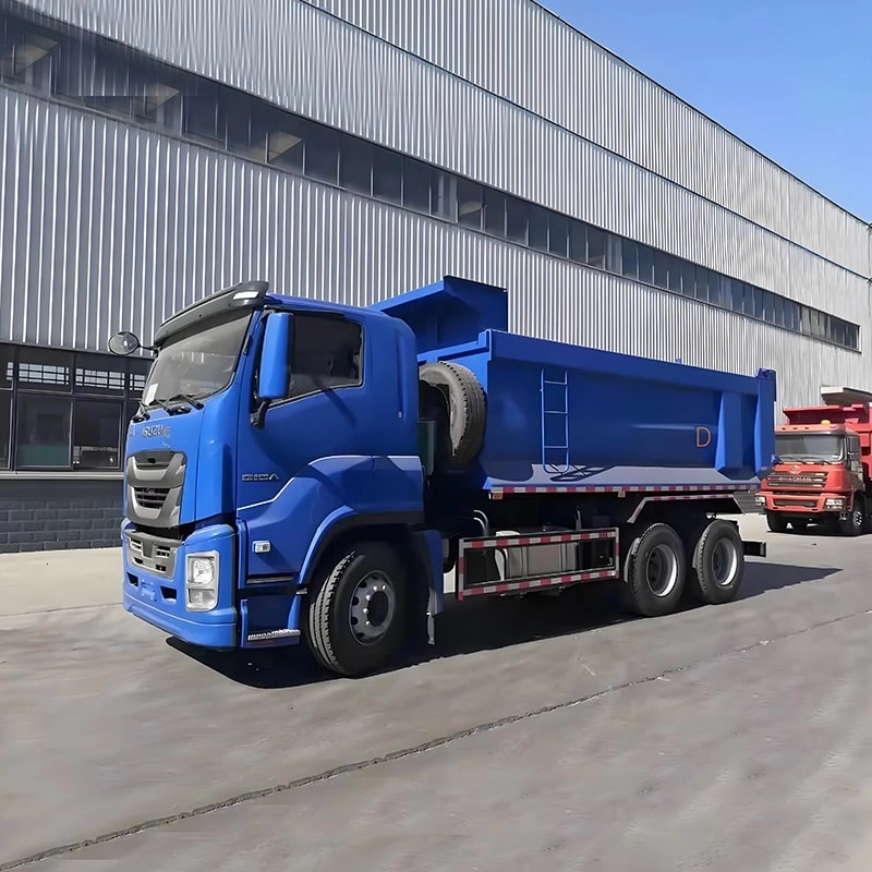 Isuzu Mining Tipper Truck Front Side View