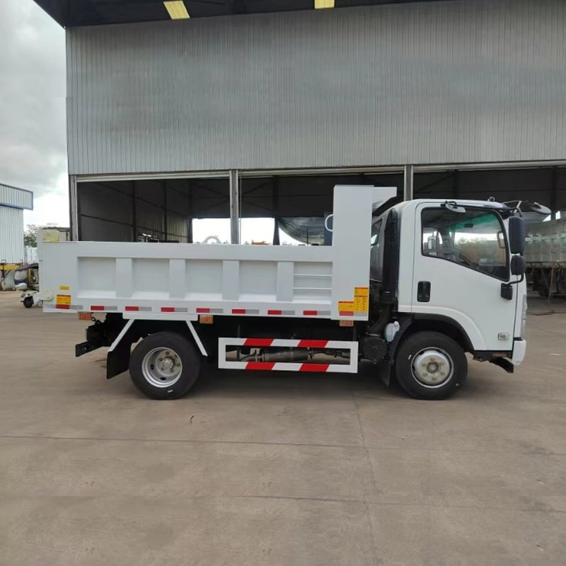 Isuzu Small Dumper Truck Right Side View