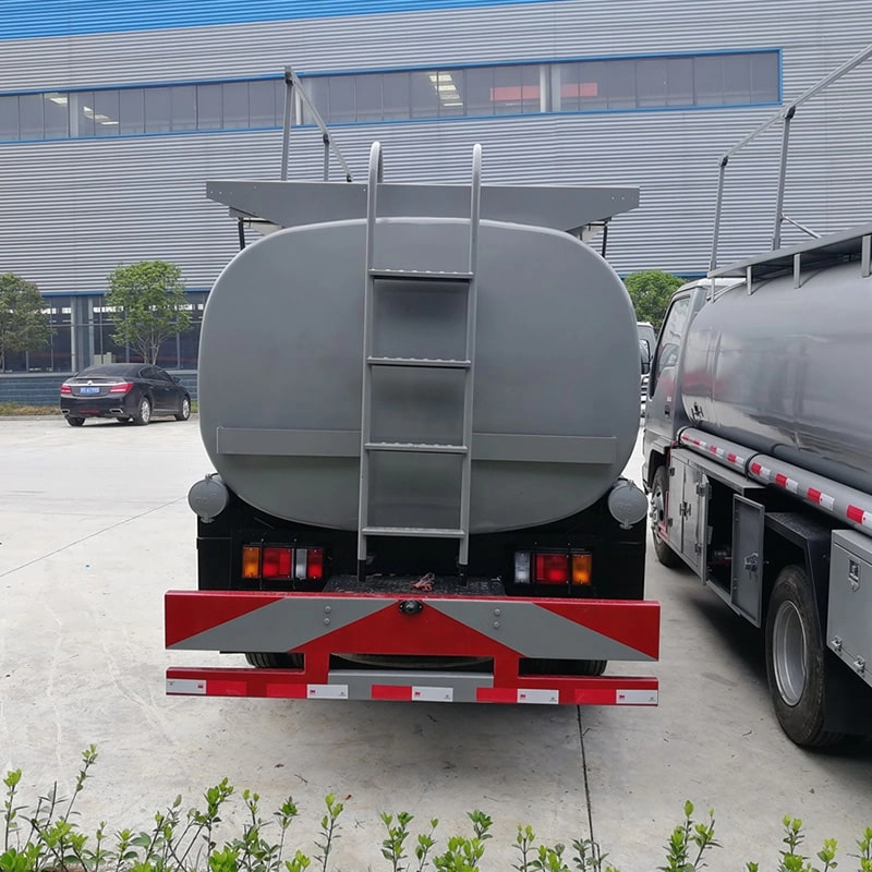 Isuzu Refuel Tank Truck Back View