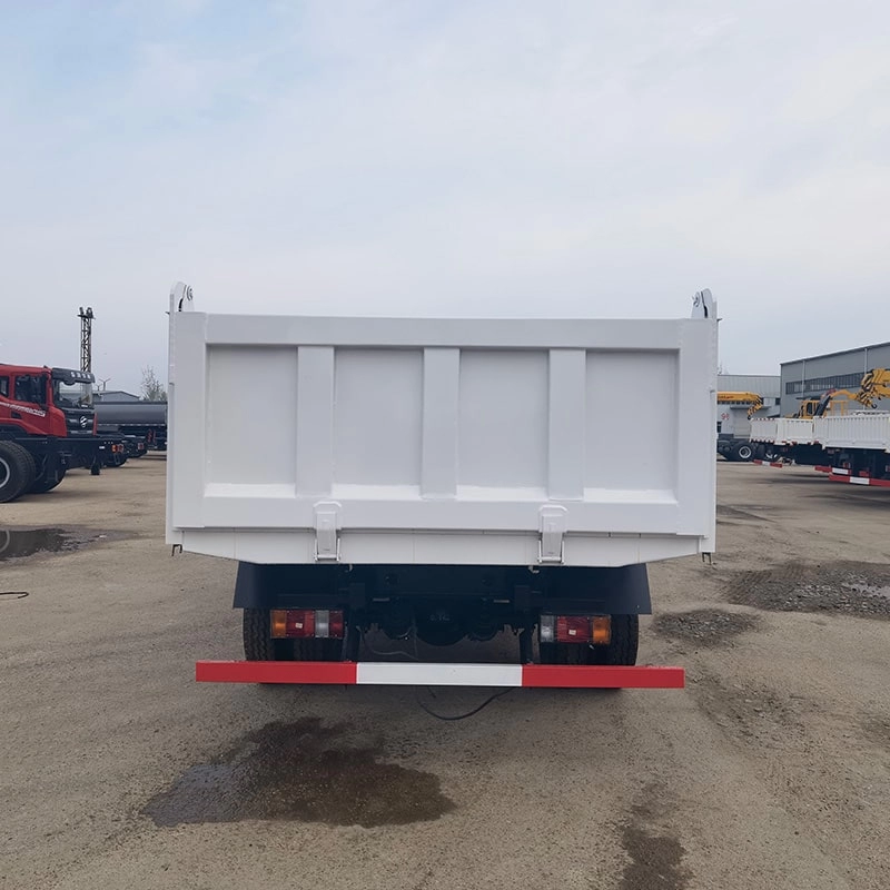 Isuzu Sand Dumping Truck Back View