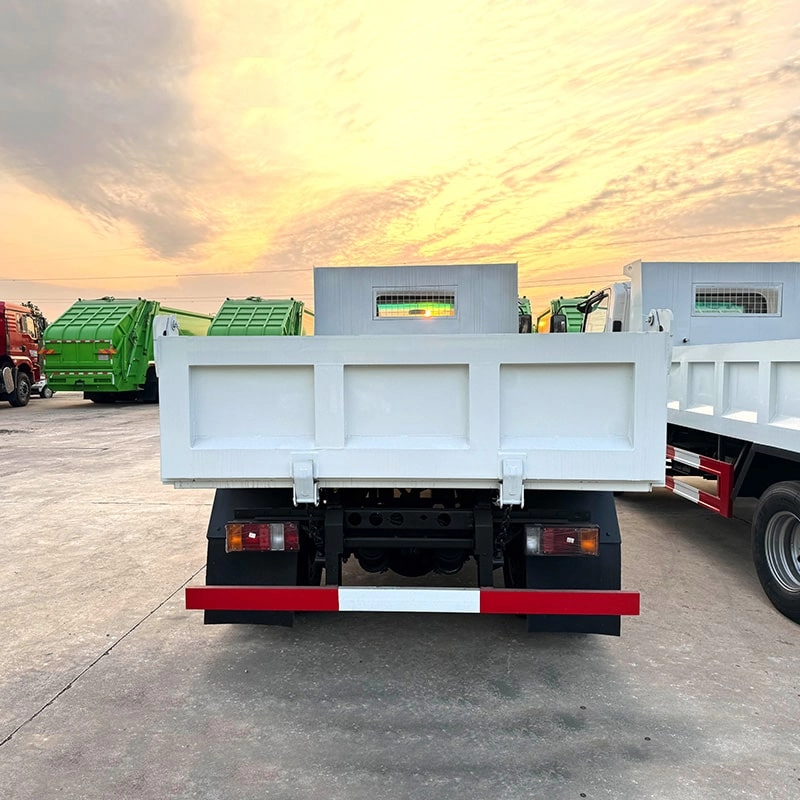 Isuzu Dumper Truck Back View