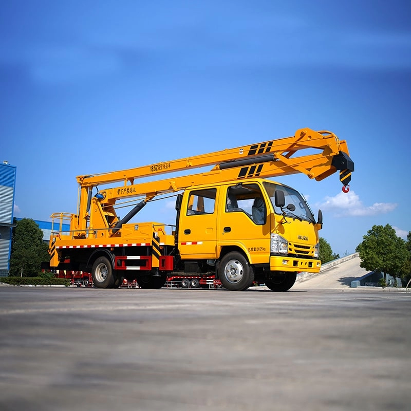 Isuzu Bucker Truck Side View