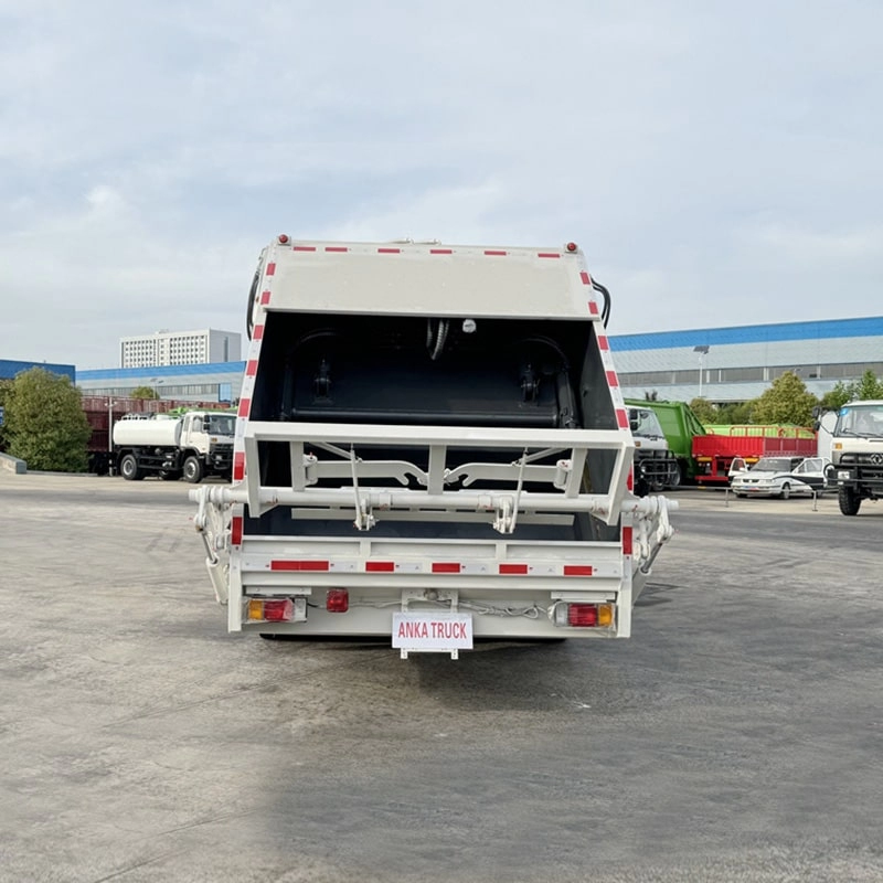 Isuzu GIGA Compression Garbage Truck Back View
