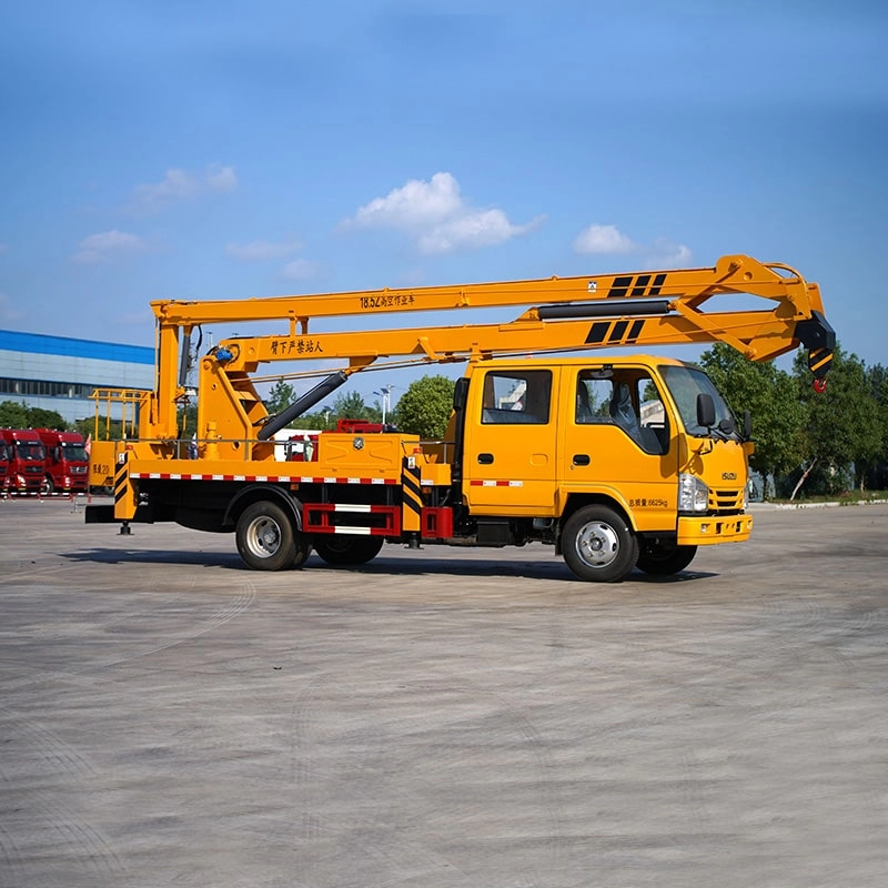 Isuzu High Altitude Working Truck Side View