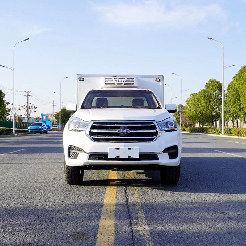 Isuzu Pickup Cooling Van Box Truck Front View