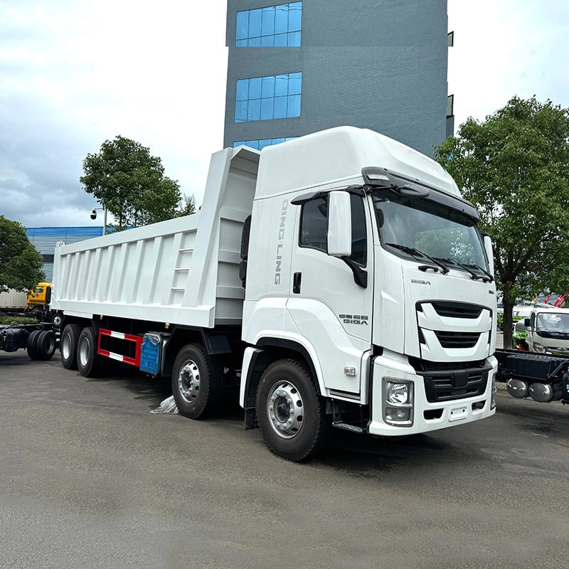 Isuzu Dump Truck Side View