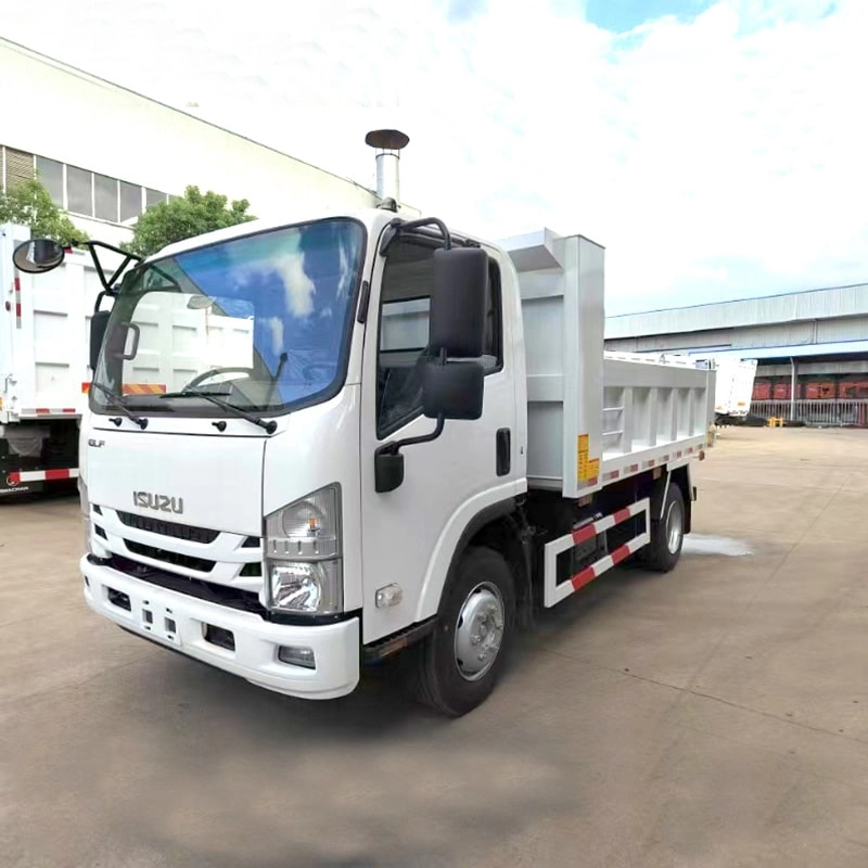 Isuzu Small Size Dumper Truck Side View