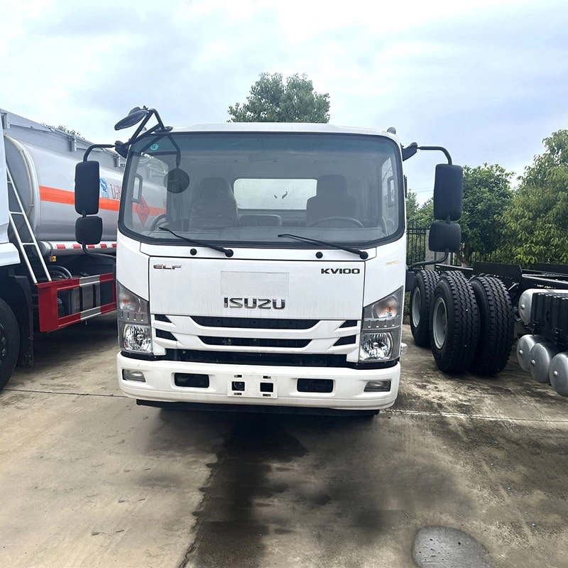 Isuzu Gaslione Delivery Truck Front View